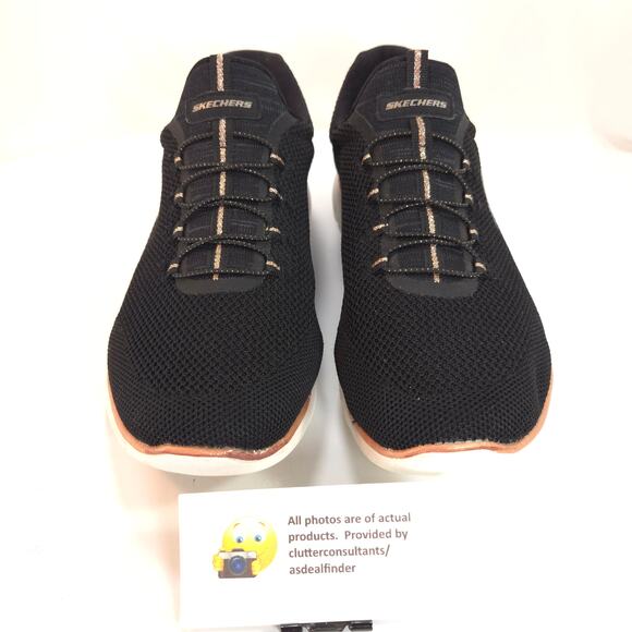 Skechers Summits Cool Classic Athletic Running Shoe Womens Size 11 149206W Black - Picture 2 of 9